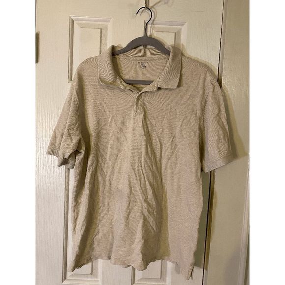☀️ Covington Men's Beige Golf Work Polo Size Large - Picture 1 of 5